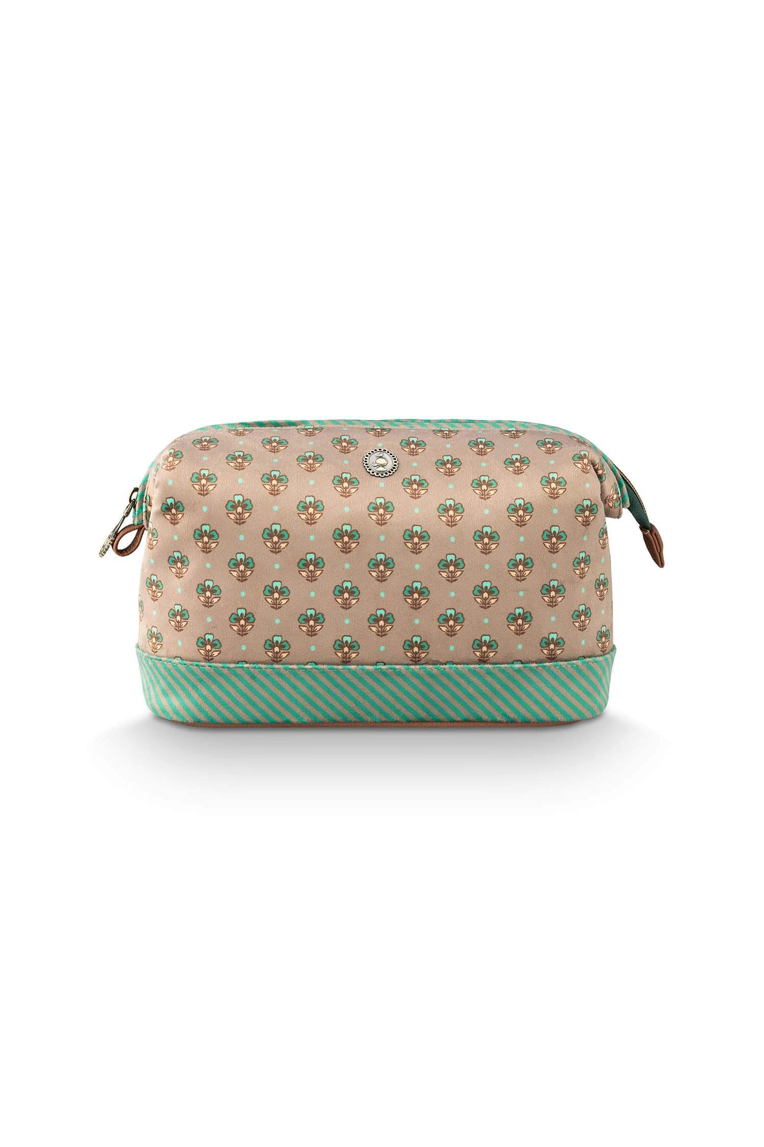 Pip Studio kosmetická taška Cooper Jaipur Flower - zelená