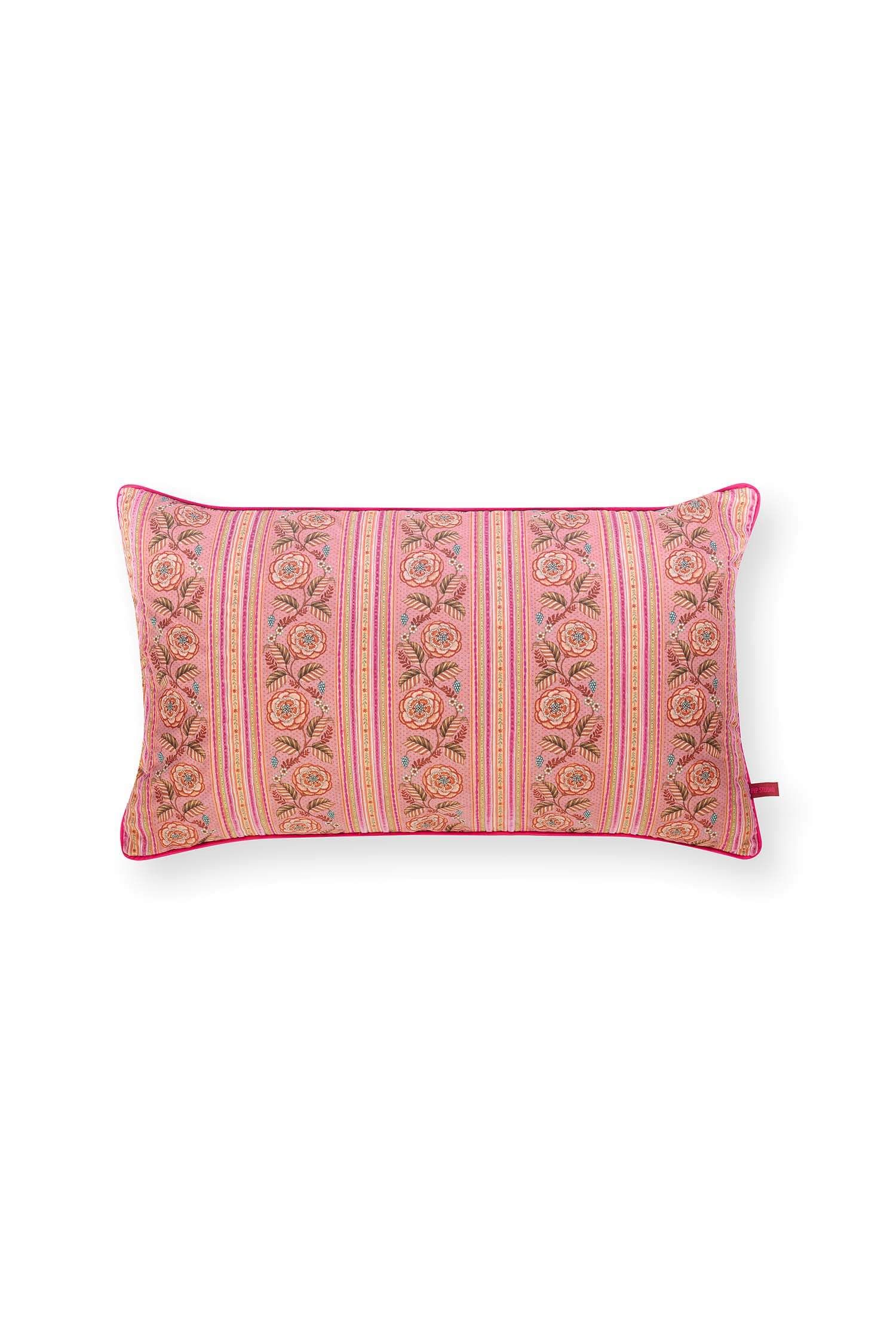 Pip Studio dekorační polštář Rosa Rani 65 x 39 cm - růžový