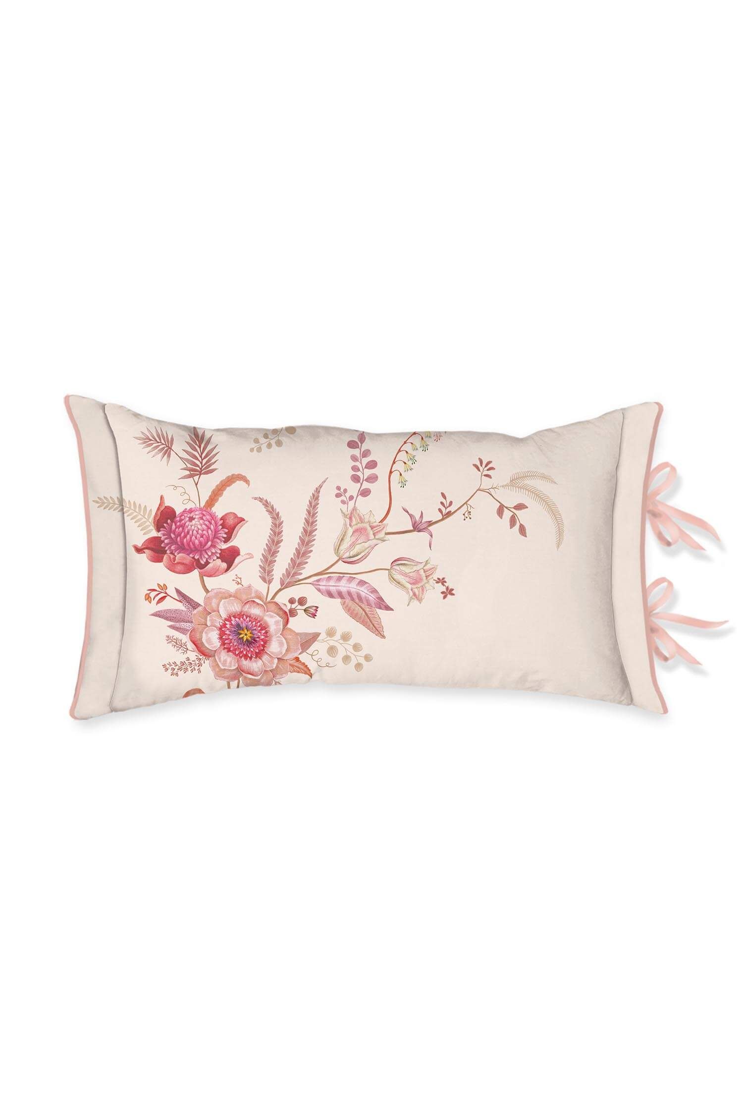 Pip Studio polštář Everbloom 35 x 60 cm - světle růžový