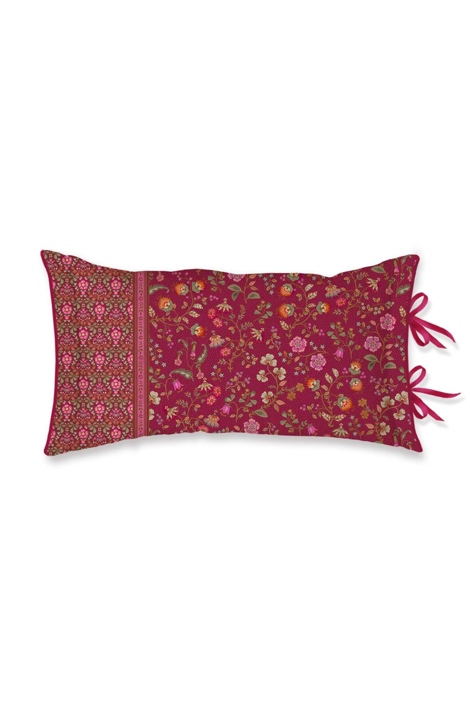 Pip Studio dekorační polštář 35 x 60 cm - tmavě růžový