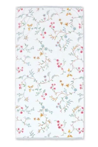 Pip Studio Les Fleurs bavlněná froté osuška bílá 70x140 cm