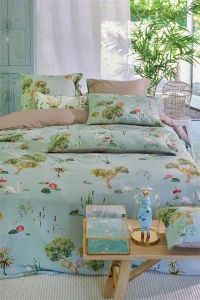 Pip Studio perkálové povlečení Little Swan  200x200 + 2x 70x90