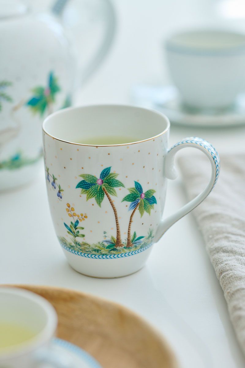 Pip Studio Jolie hrnek 350ml, bílý