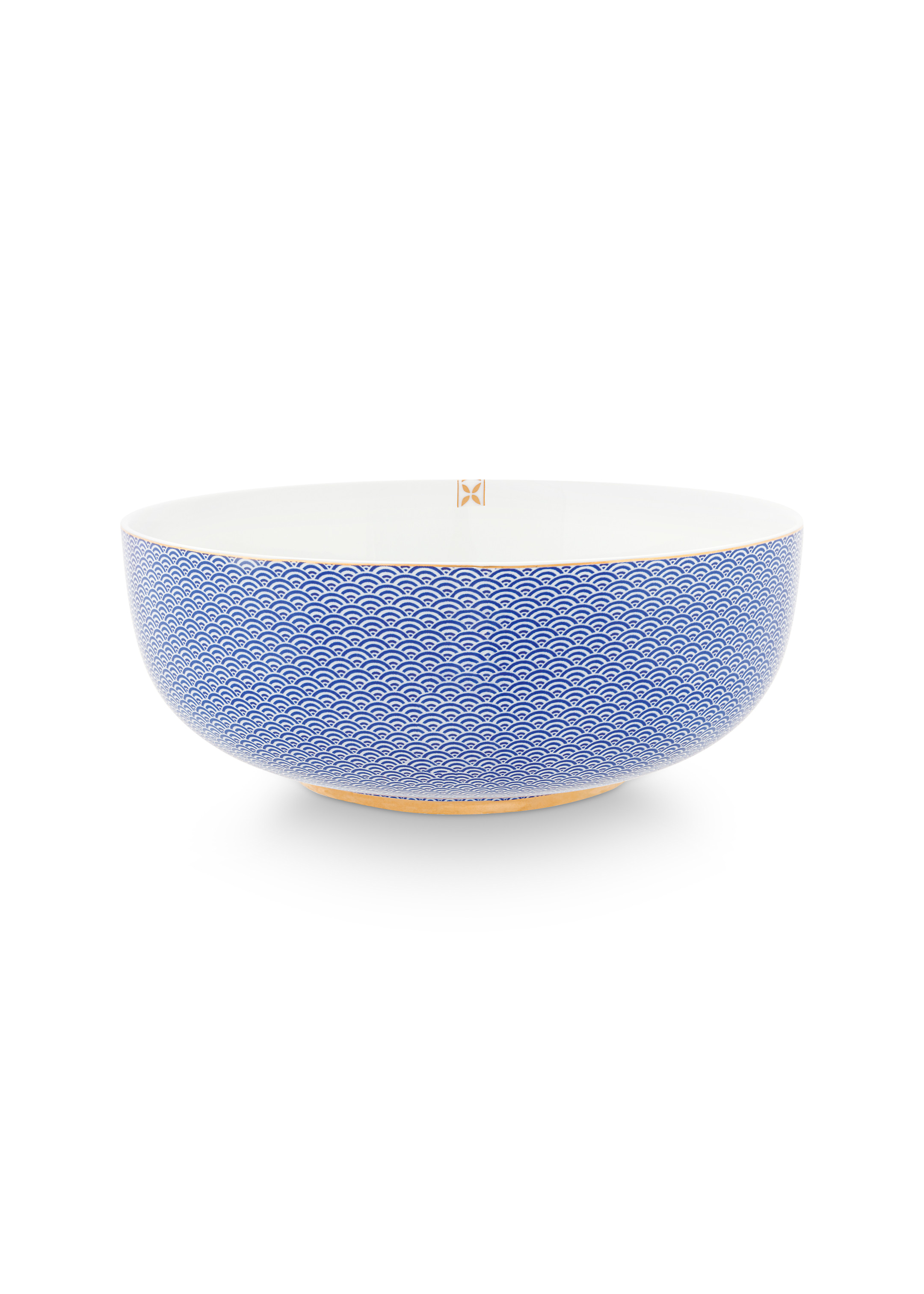 Pip Studio Royal Yerseke Wave miska Ø23cm, modro-bílá
