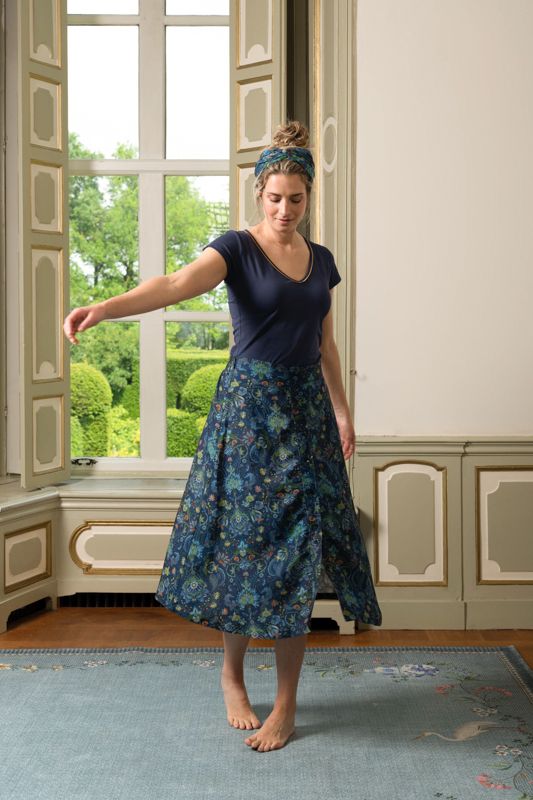 Pip Studio Sally sukně Kyoto Festival, modrá