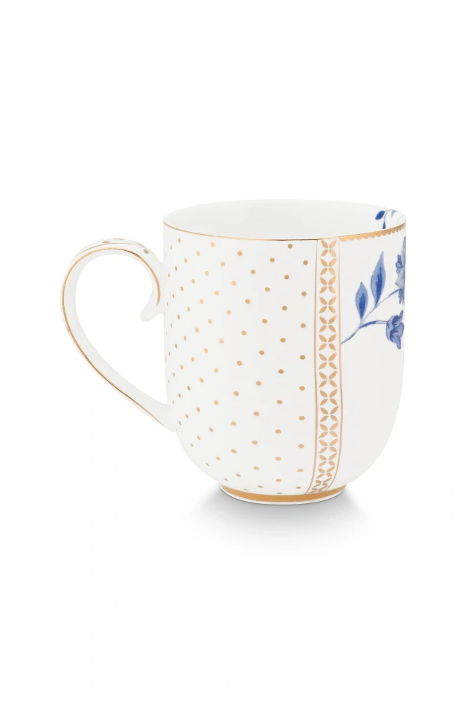 Pip Studio Royal White hrnek 300ml, bílý