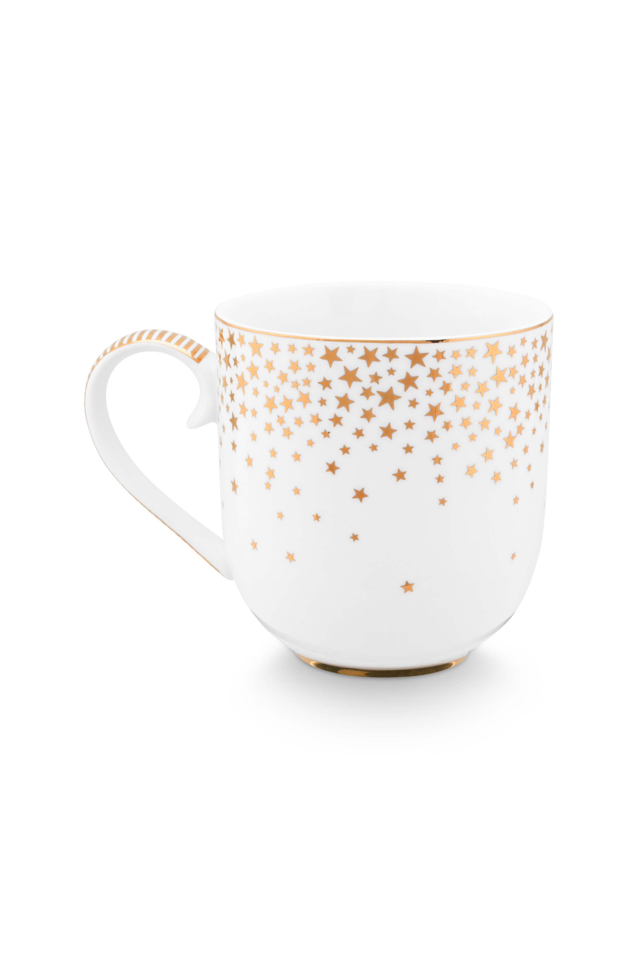 Pip Studio Royal Winter hrnek 230ml, bílý
