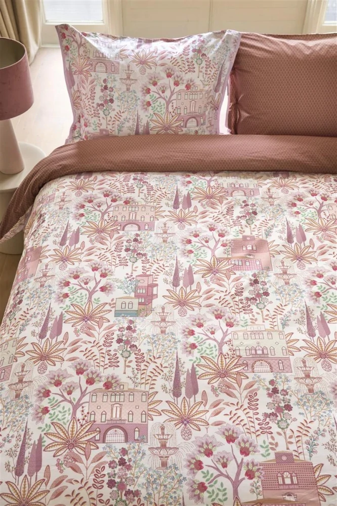 Pip Studio perkálové povlečení Casa Di Pip bílé 200x200 + 2 x 70x90 cm