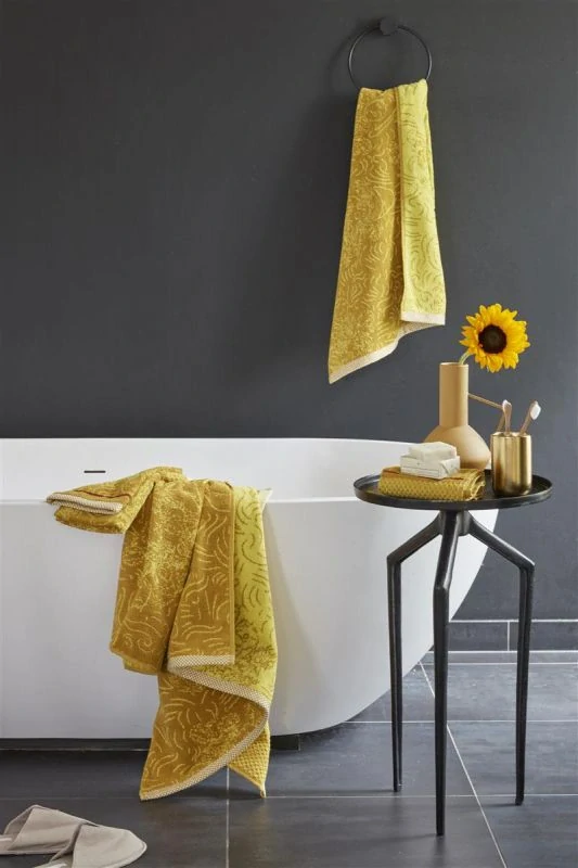 Van Gogh bavlněná froté žínka Slunečnice žlutá 16x22 cm