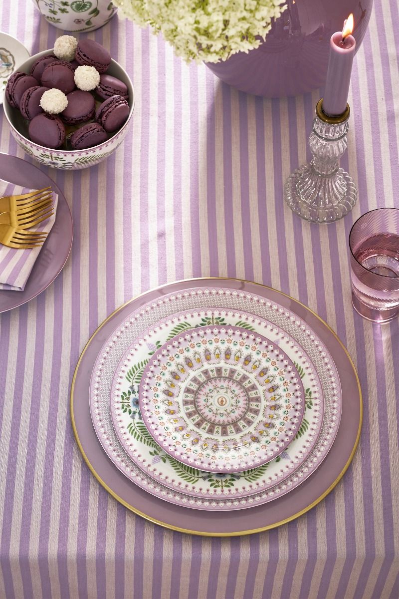 Pip Studio Lily & Lotus talířek Ø17cm, lila