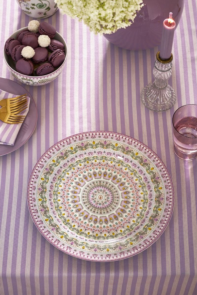 Pip Studio Lily & Lotus talíř Ø32cm, lila