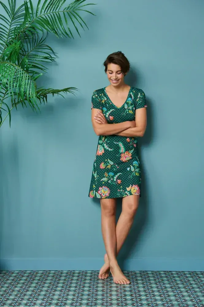 Pip Studio Djoy noční košile Jambo Jasmin, zelená