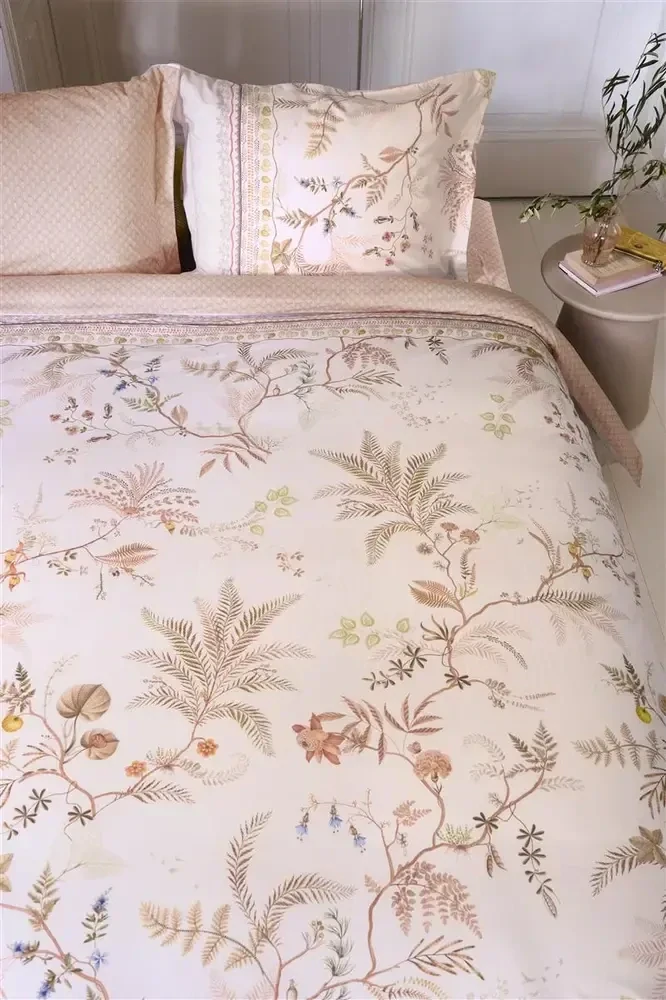 Pip Studio perkálové povlečení Salento bílé 140x200 + 70x90 cm