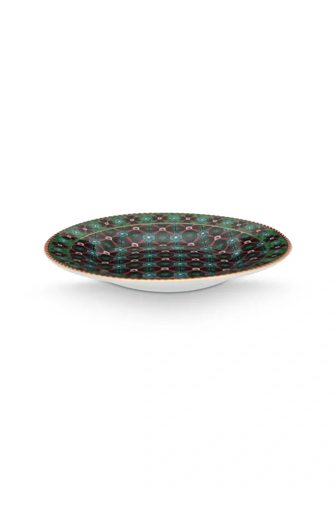 Pip Studio Berry Blues talíř Ø12cm, zelený