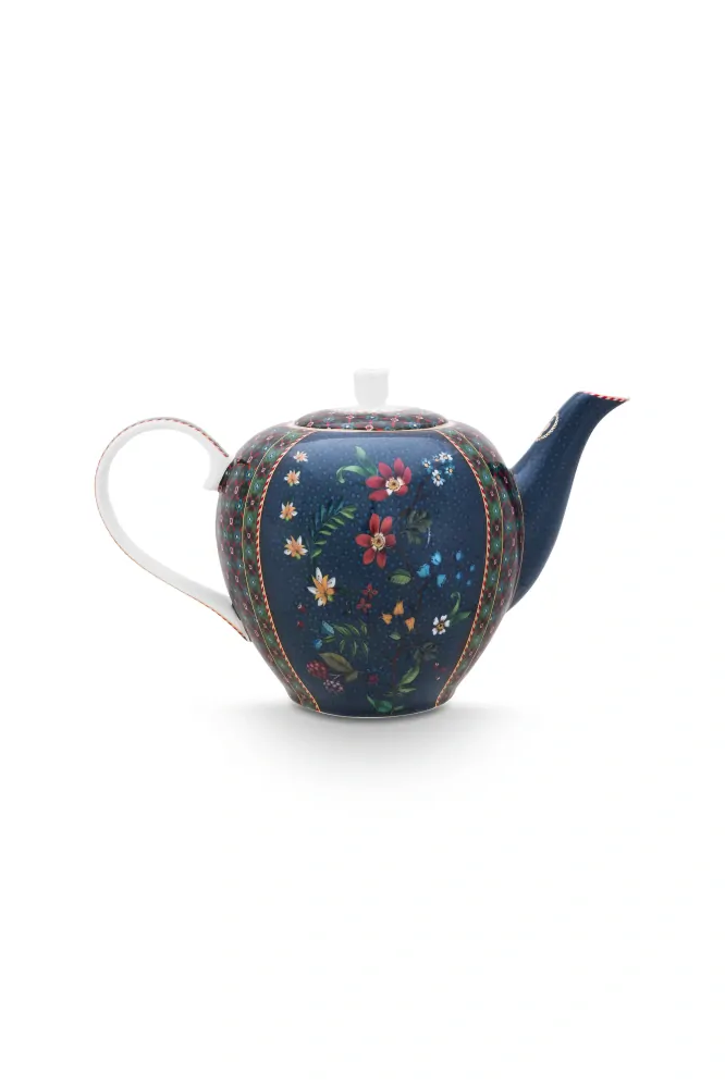 Pip Studio Berry Blues čajová konvice 1,6l, modrá
