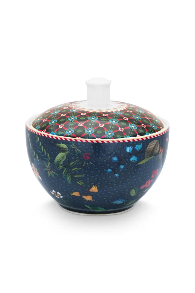 Pip Studio Berry Blues cukřenka 300ml, modrá