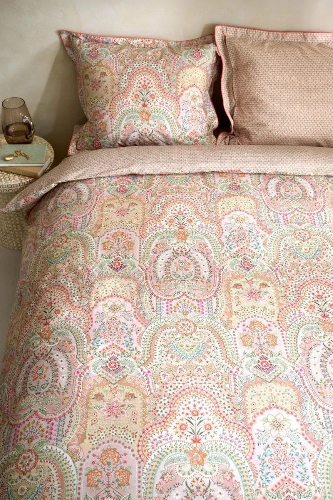 Pip Studio perkálové povlečení Jabali Flower korálové 140x200 + 70x90 cm