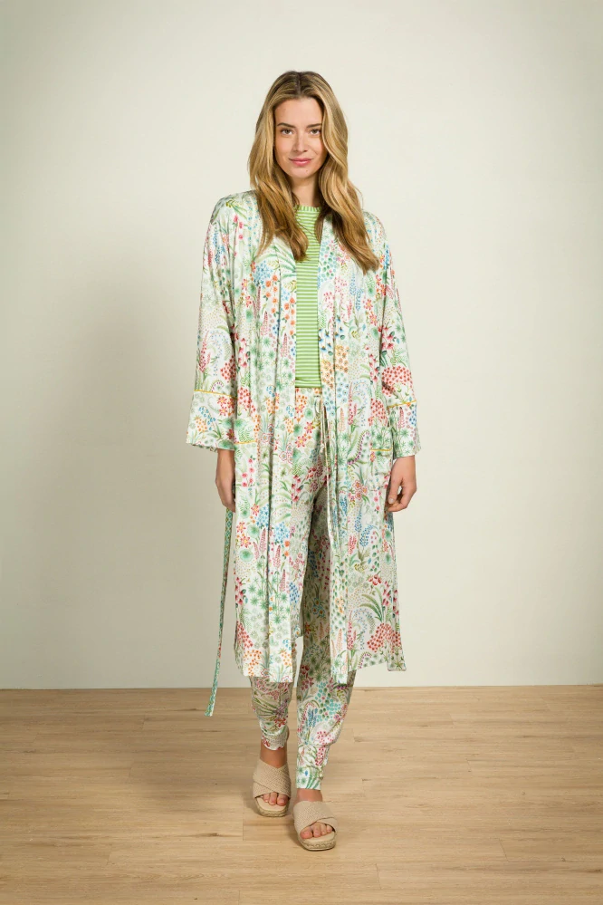 Pip Studio Naomi kimono Querida, bílé