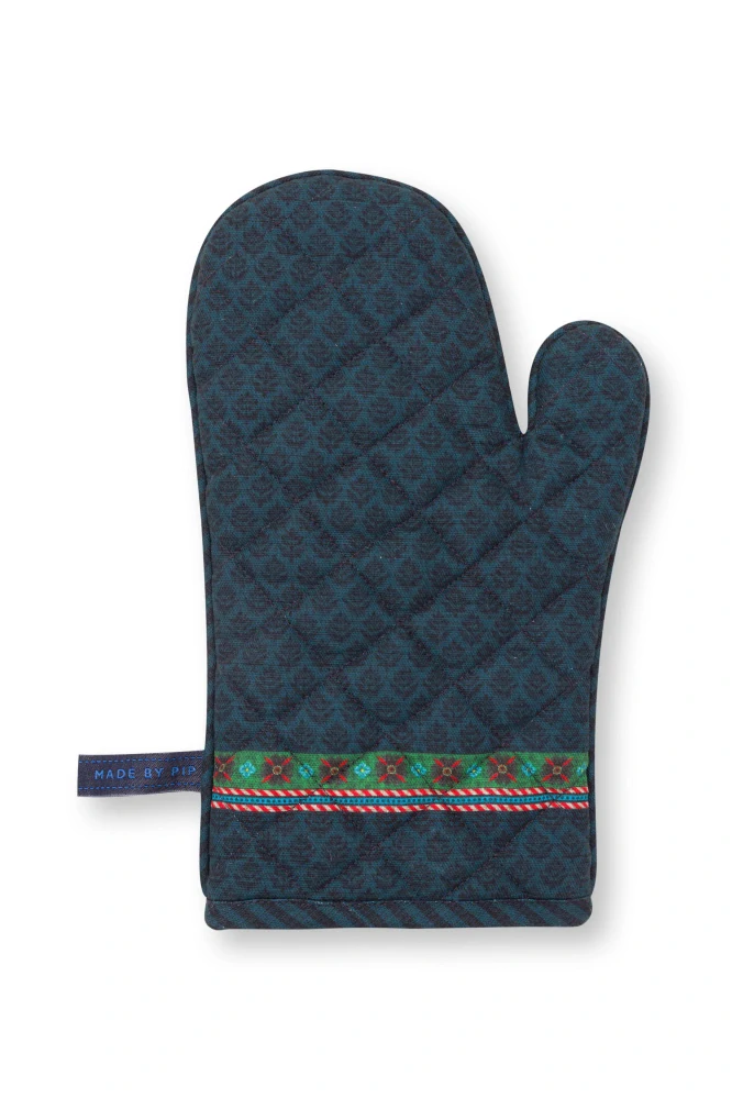 Pip Studio Berry Blues chňapka 29x15 cm, tmavě modrá