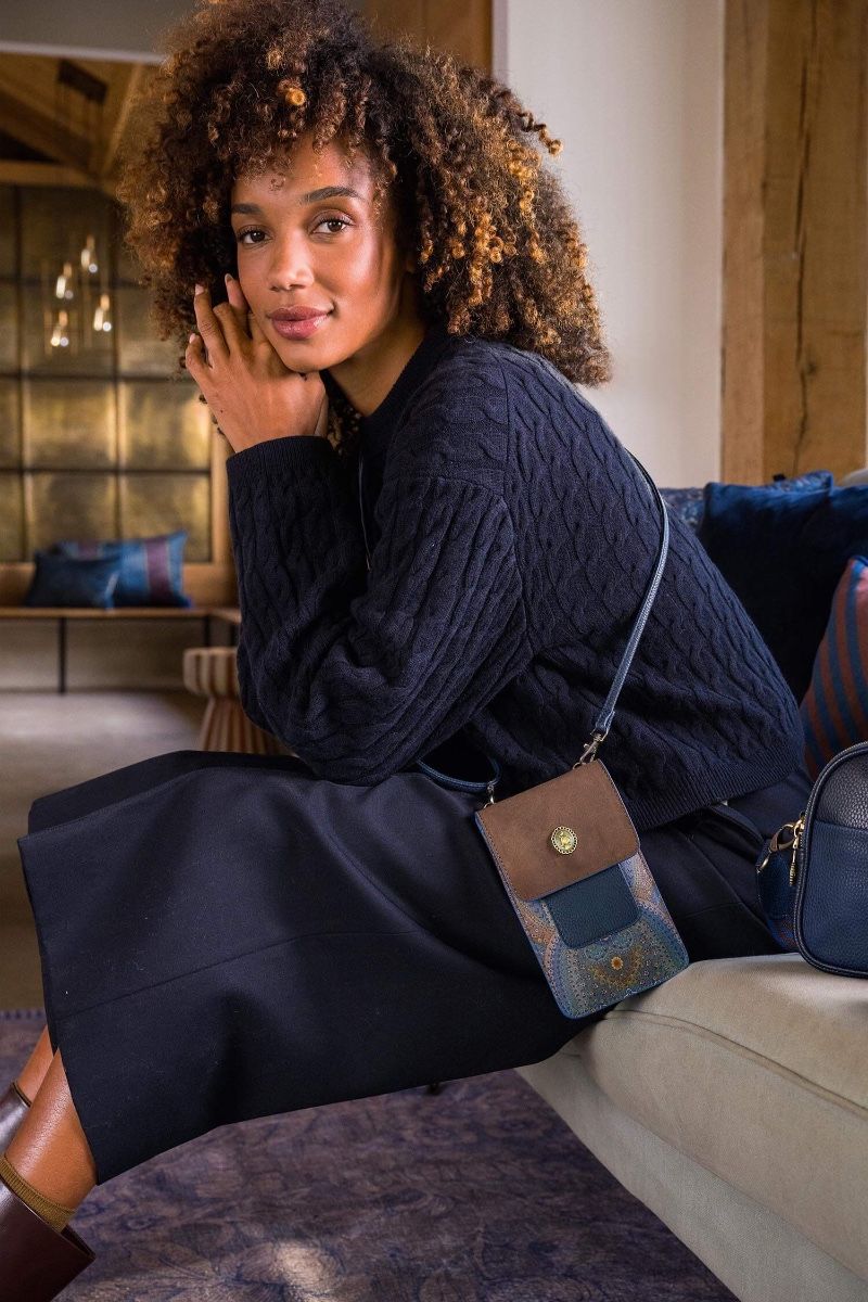 Pip Studio Jabali Peggy kabelka na telefon, modrá