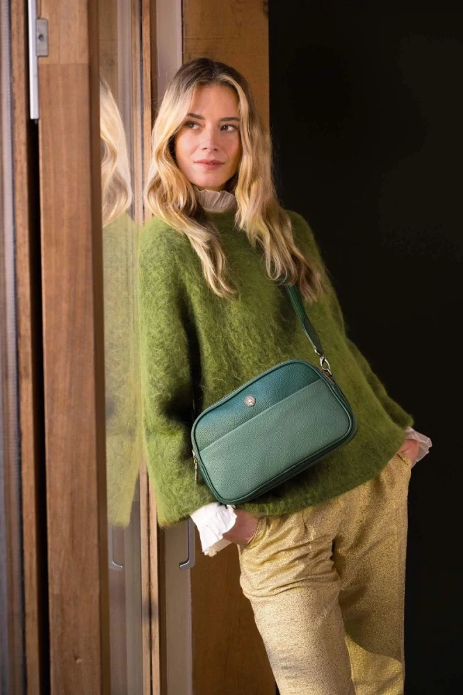 Pip Studio Frida střední cross body kabelka, zelená 
