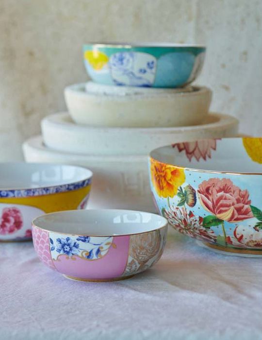 Pip Studio Royal Multi miska Ø17cm, žlutá