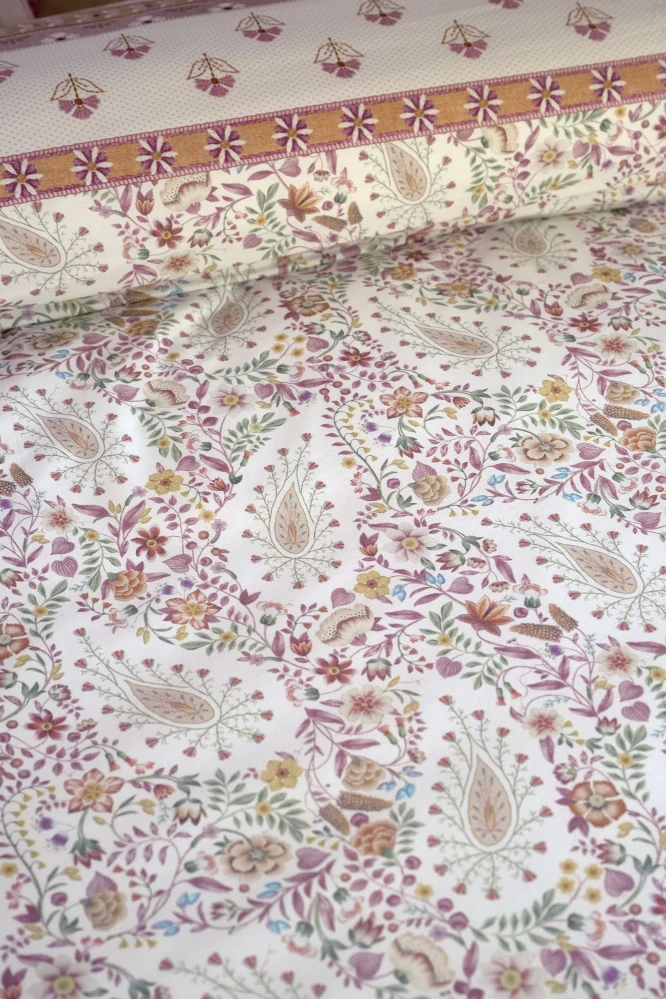 Pip Studio perkálové povlečení Kairi Bloom světle růžové 140x200 + 70x90 cm