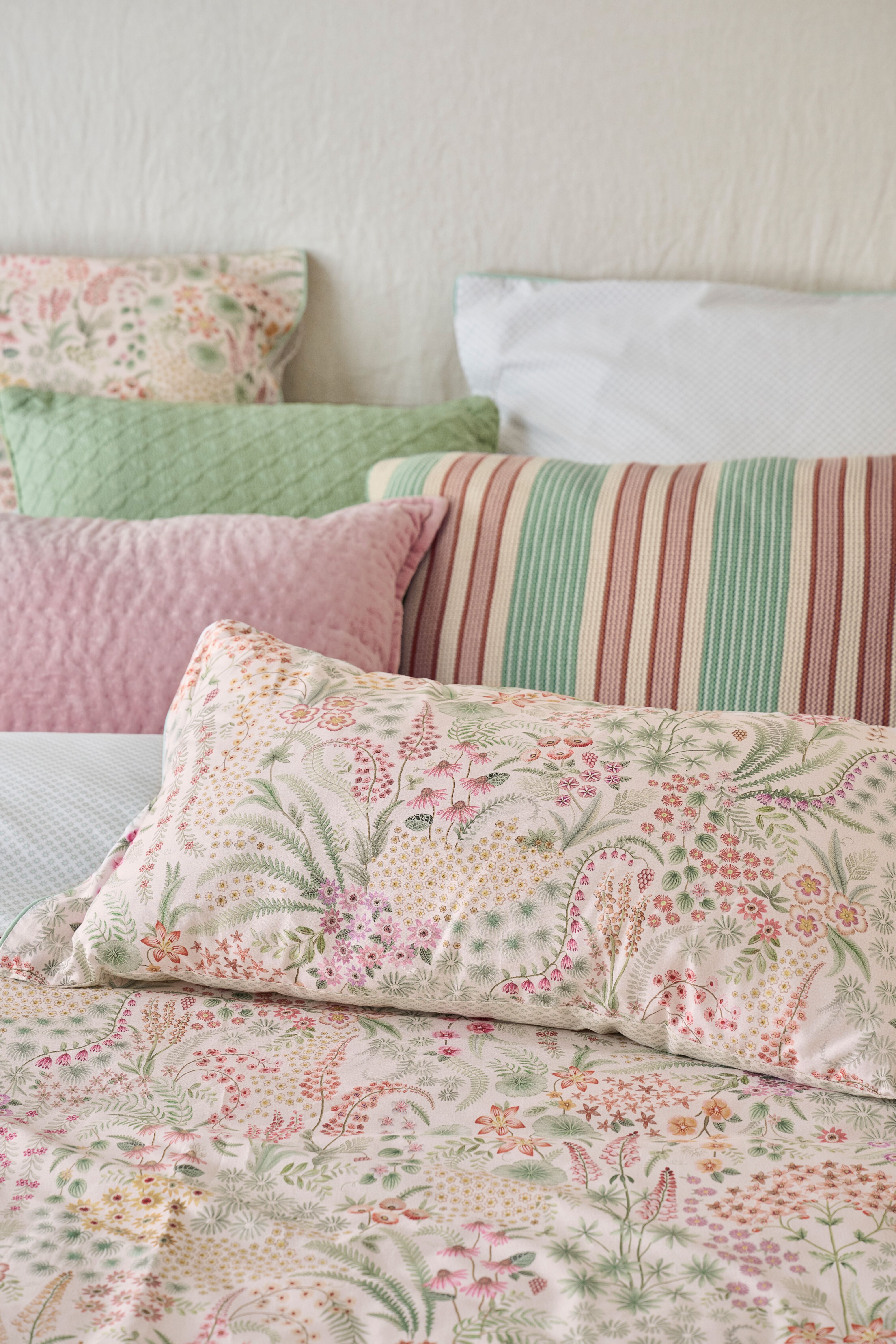 Pip Studio perkálové povlečení Lodi Garden bílé 140x200 + 70x90 cm