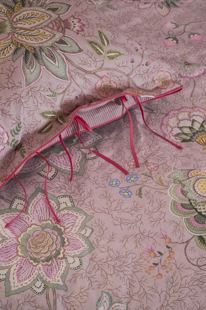 Pip Studio perkálové povlečení Mumbai Morning růžové 140x200 + 70x90 cm