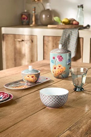 Pip Studio Blooming Tales miska Ø12cm, khaki