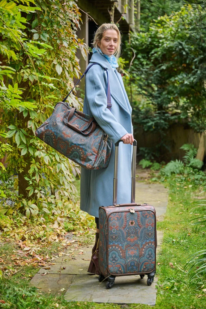 Pip Studio Tosca Jabali cestovní kufr na kolečkách, modrý