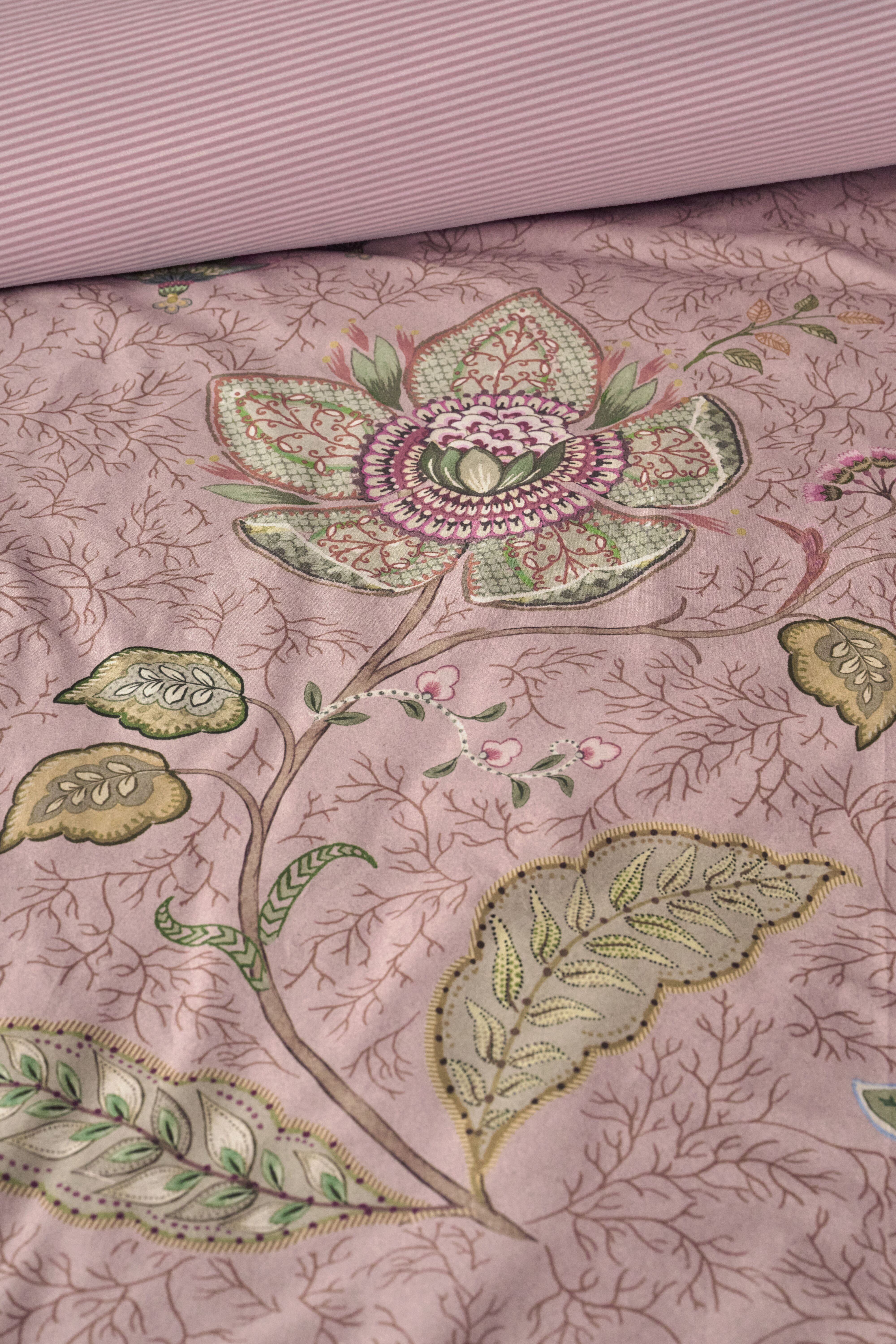 Pip Studio perkálové povlečení Mumbai Morning růžové 200x200 + 2x 70x90 cm