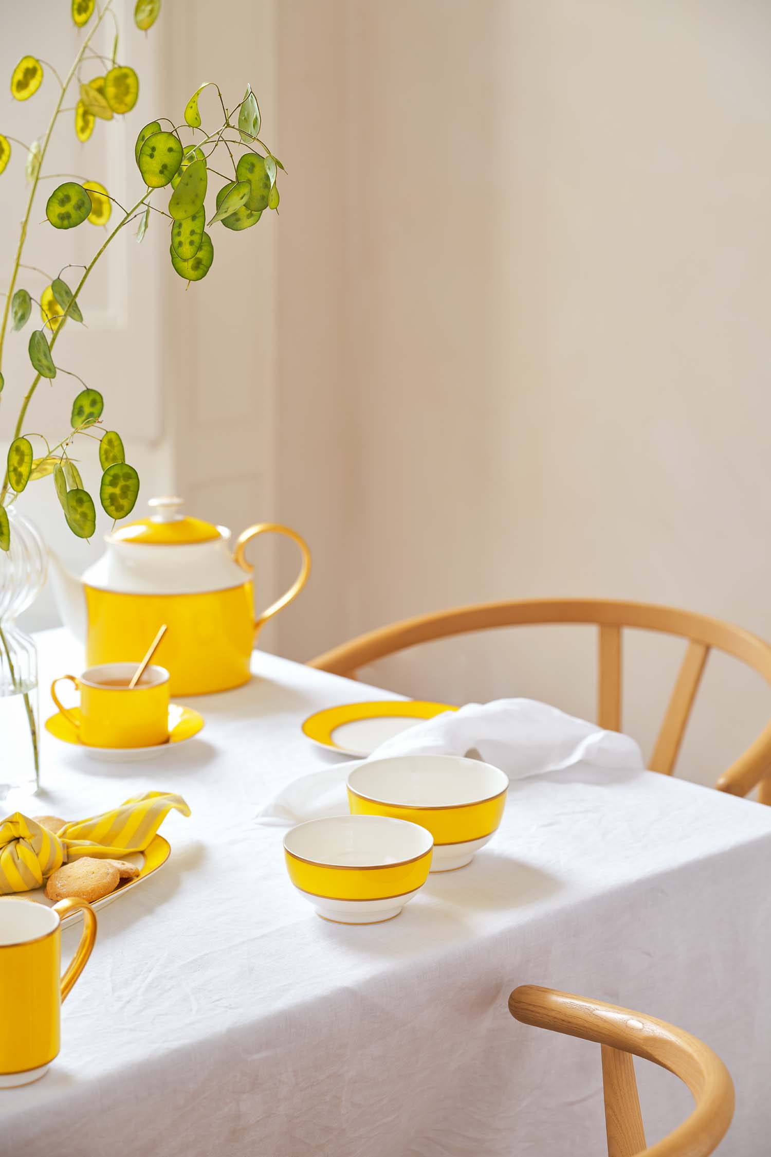 Pip Studio Pip Chique miska ∅15,5 cm, žlutá