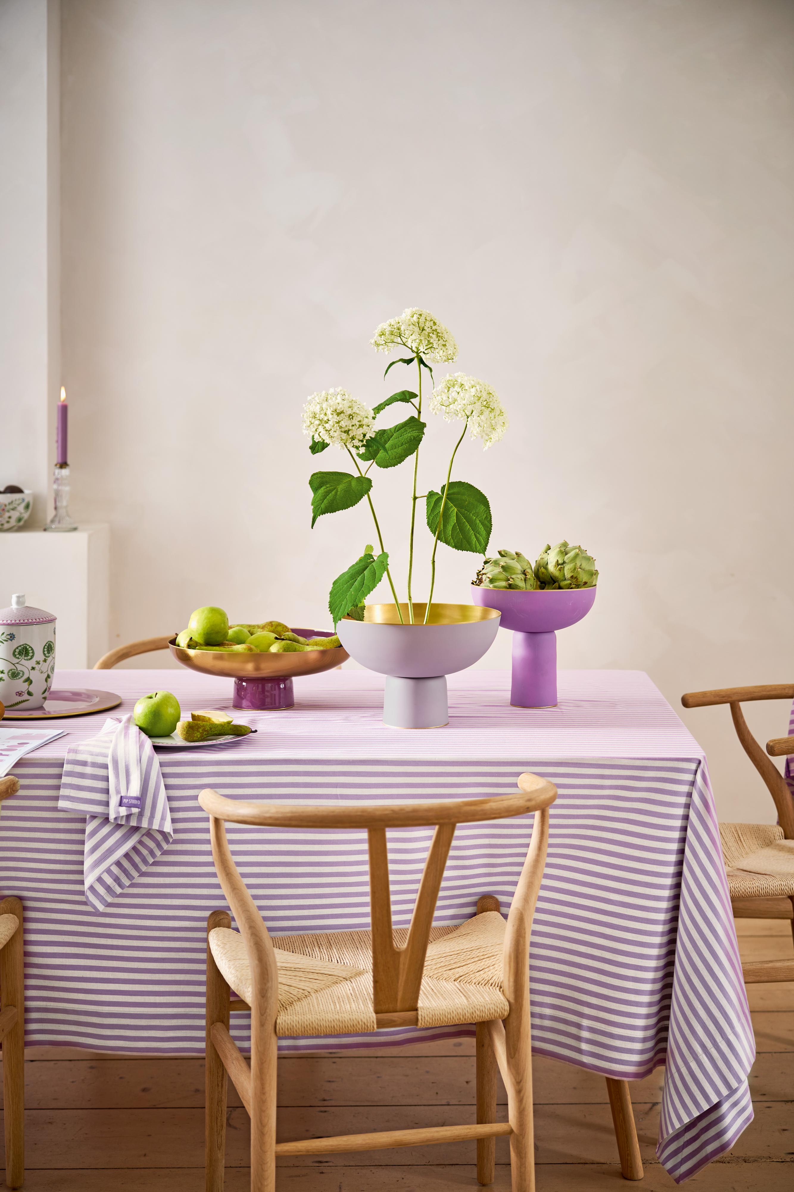 Pip Studio Stripes ubrus 160x250cm, lila