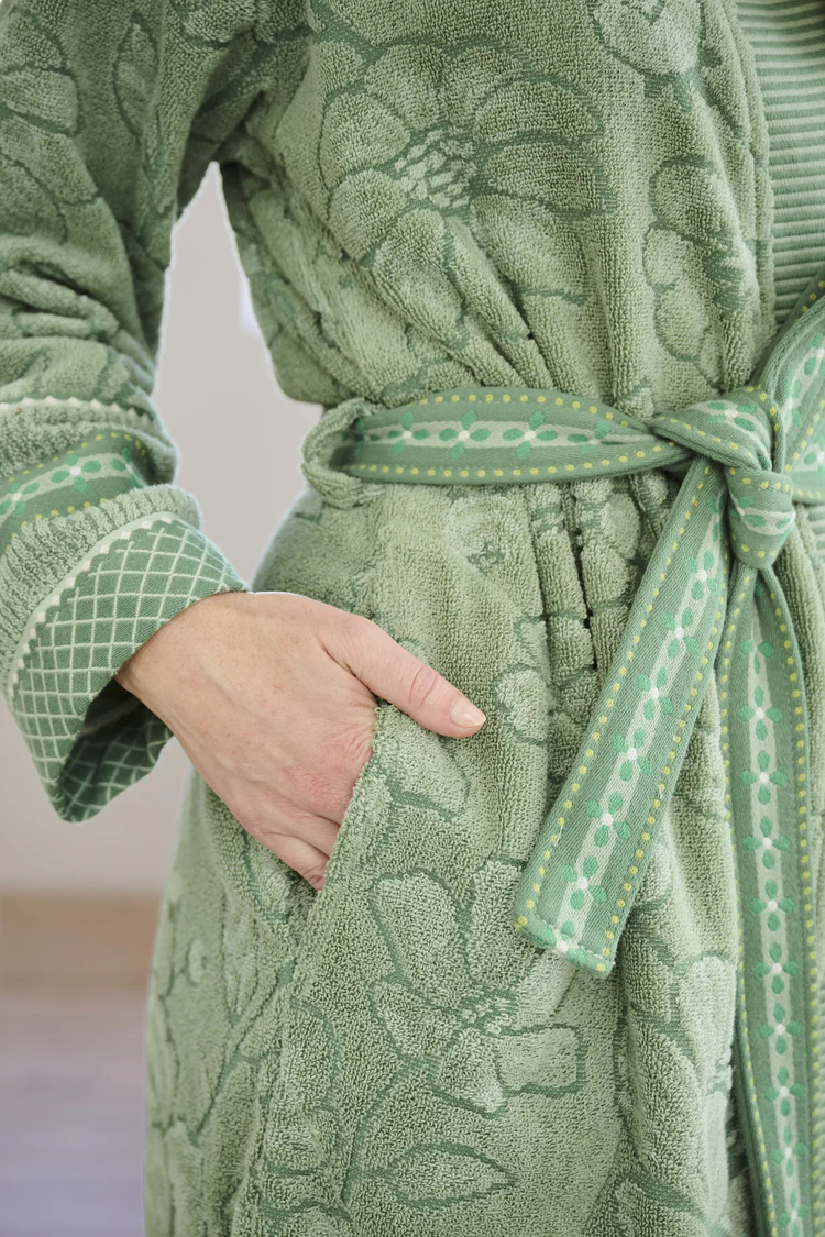 Pip Studio župan Jasmin Jacquard vel. L - zelený