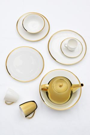 vtwonen Gold set 2 hrnků 400 ml - zlaté