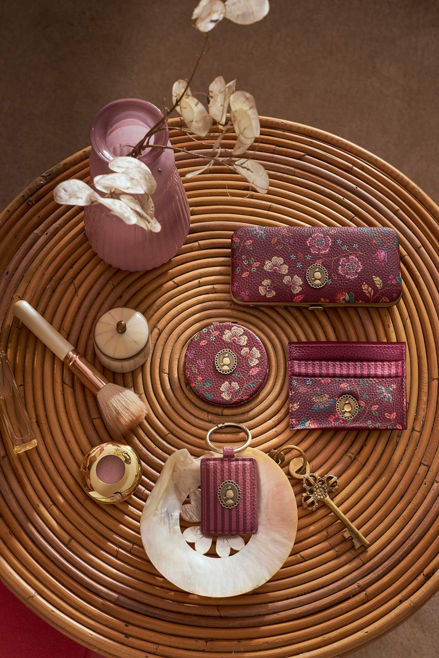 Pip Stylově mini cestovní set Flora Bangelore - růžový