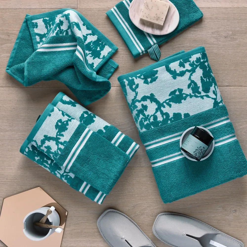 Van Gogh bavlněný froté ručník na ruce Fleurir modrý 30x50 cm