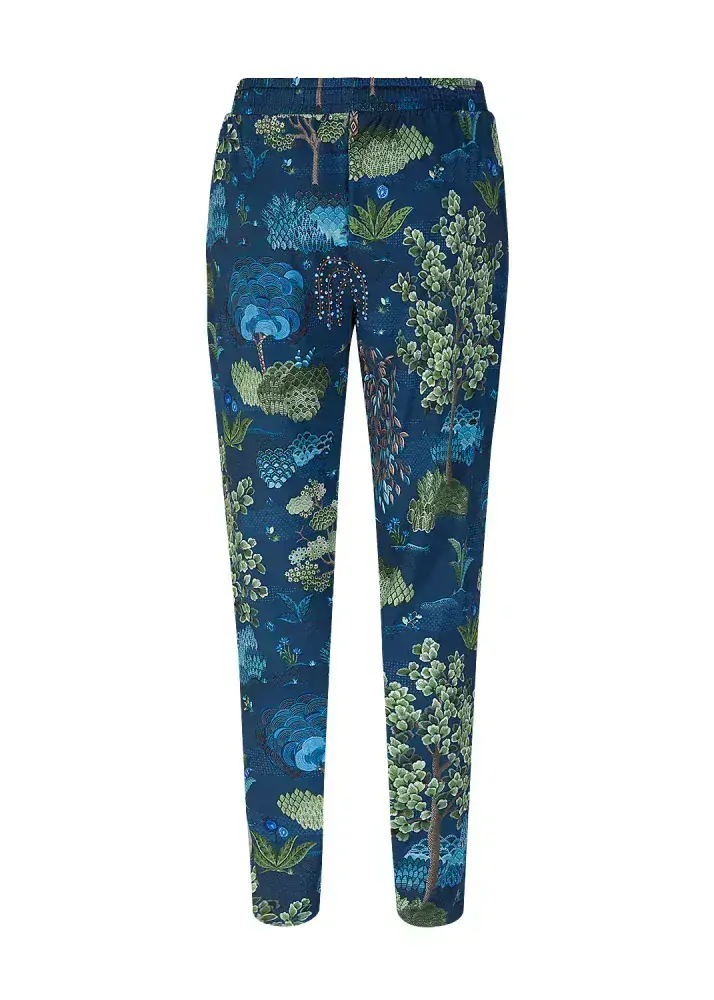 Pip Studio Bobientje kalhoty Japanese Garden, modré