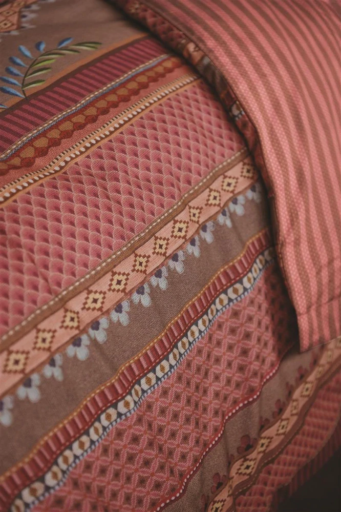 Pip Studio perkálové povlečení Pip Chique růžové 200x200 + 2x 70x90 cm