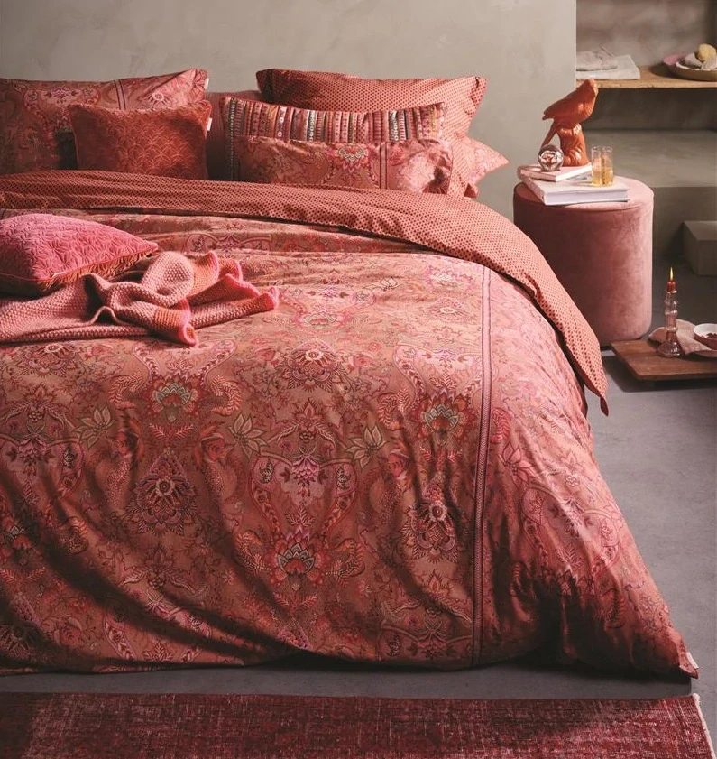 Pip Studio pérkálové povlečení Kyoto Nights růžové 200x200 + 2x 70x90 cm