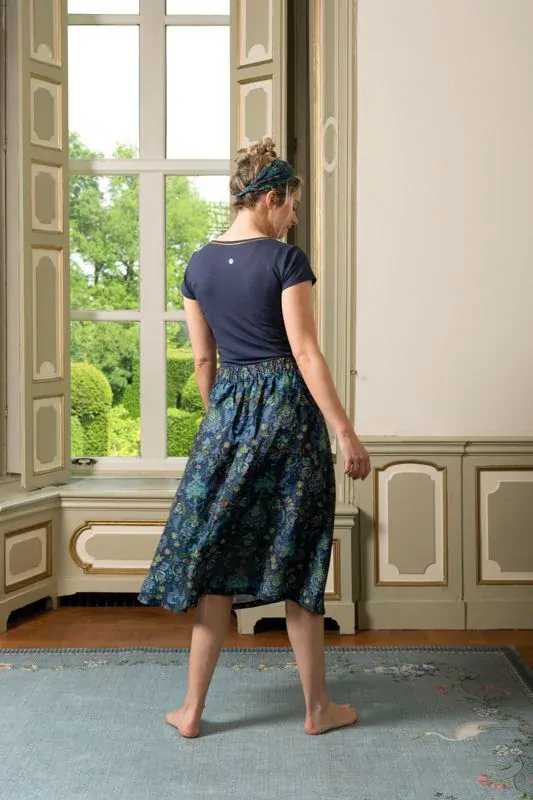 Pip Studio Sally sukně Kyoto Festival, modrá