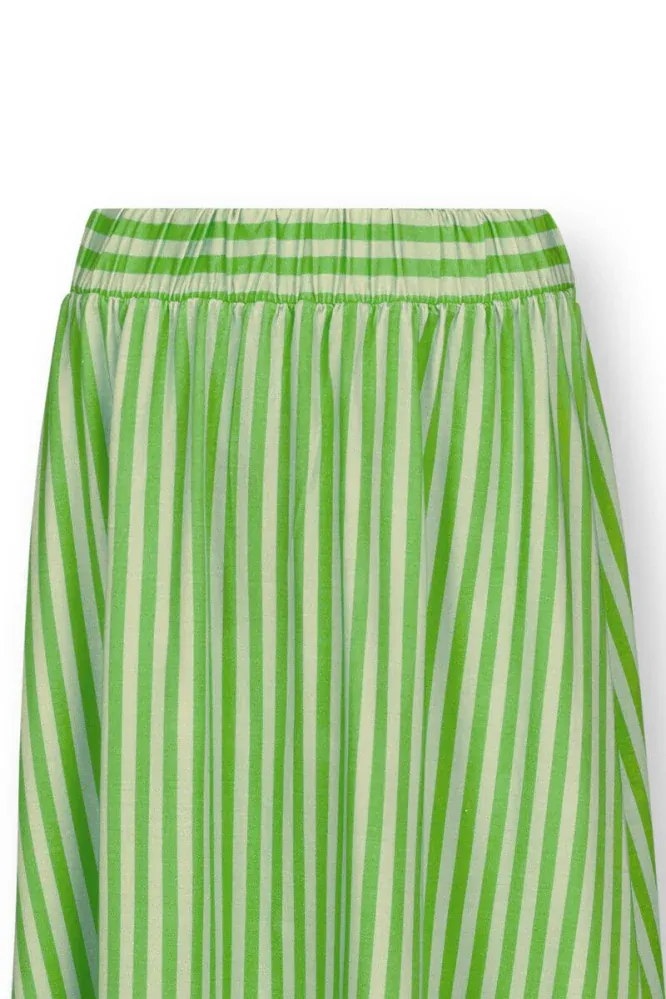 Pip Studio Solange Sukně Sumo Stripe, zelená