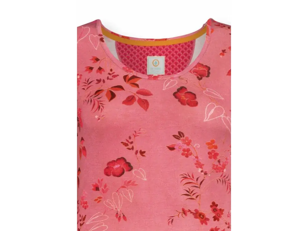 Pip Studio Tilly triko s krátkým rukávem Tokyo Blossom, červené