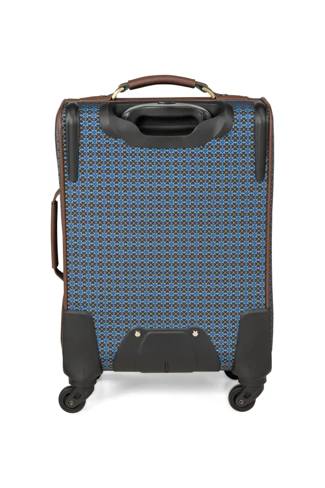 Pip Studio Tutti i Fiori cestovní kufr na kolečkách, modrý