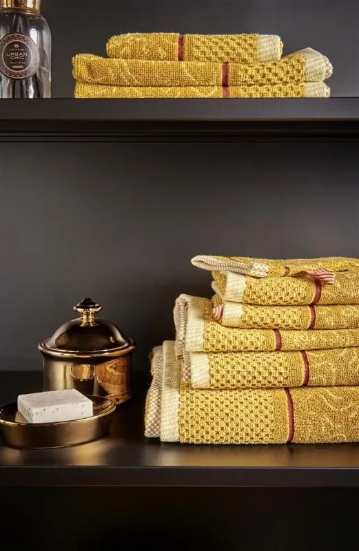 Van Gogh bavlněný froté ručník na ruce Slunečnice žlutý 30x50 cm