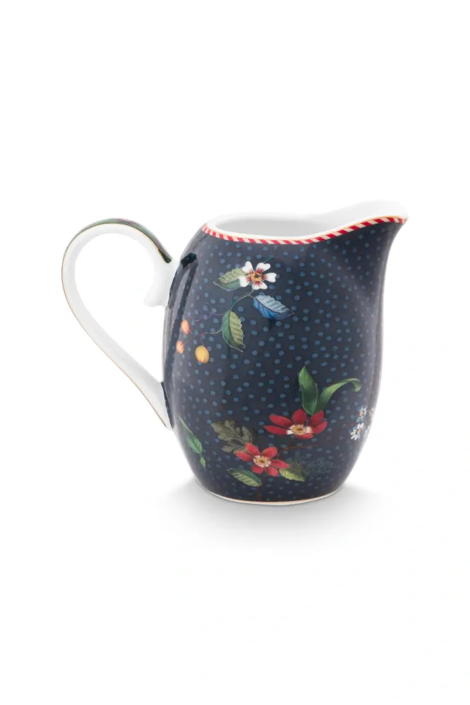 Pip Studio Berry Blues mlékovka 250ml, modrá