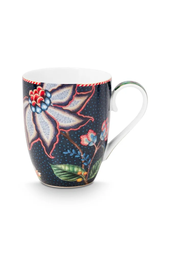 Pip Studio Berry Blues sada 2ks hrnků 350ml, modrá