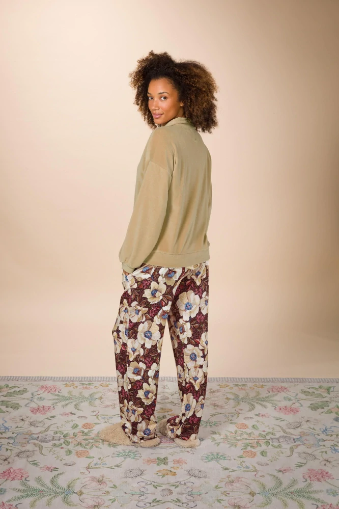 Pip Studio Belin dlouhé kalhoty Rosita Brown