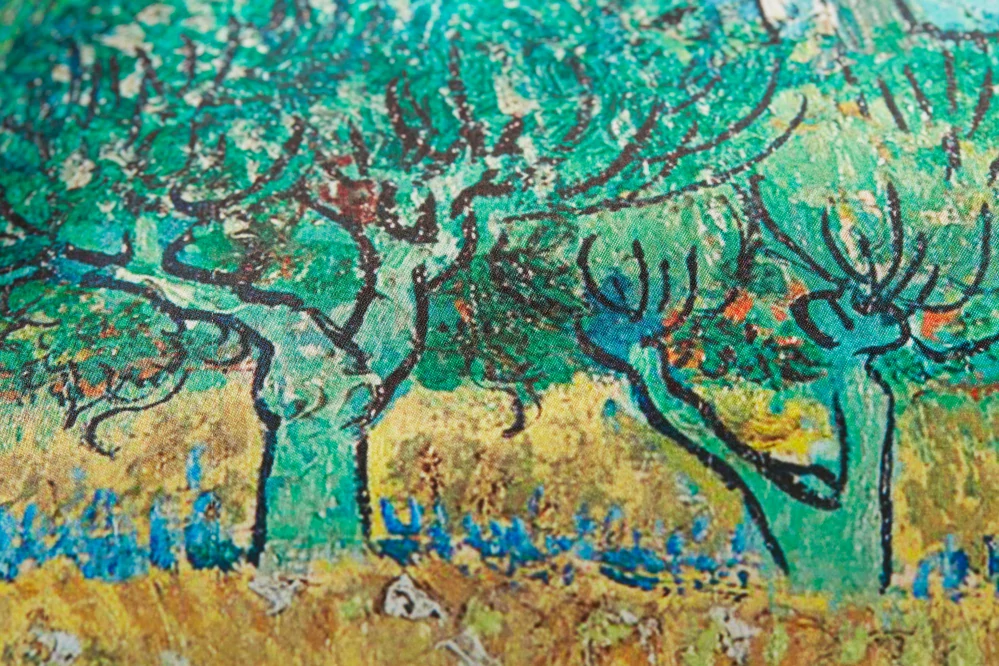 BH Van Gogh polštář Countryside 30x50cm, modrý